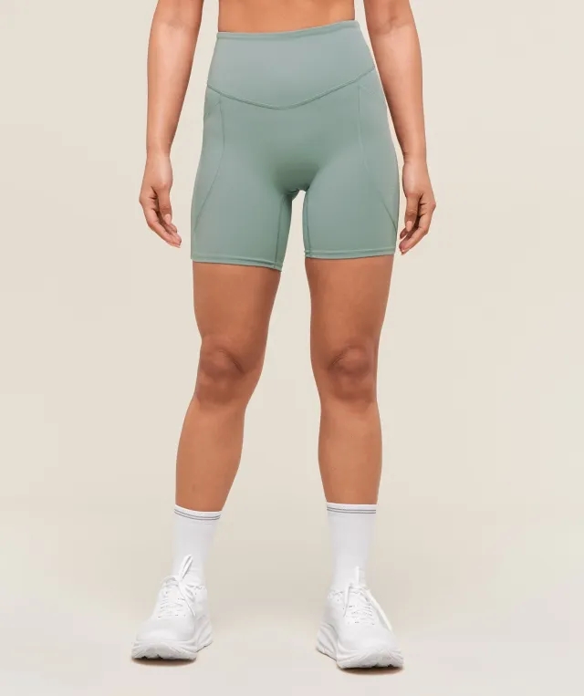 Marathon Running Pocket 6 Shorts - Celeste Blue