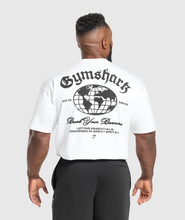 Gymshark Break Your Barriers T-Shirt - White