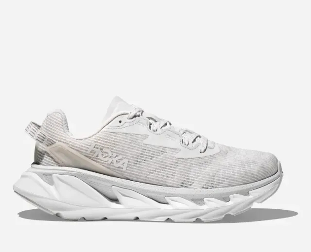 Hoka One One HOKA Elevon 2 TS Everyday Run Shoes in White/Cosmic Grey