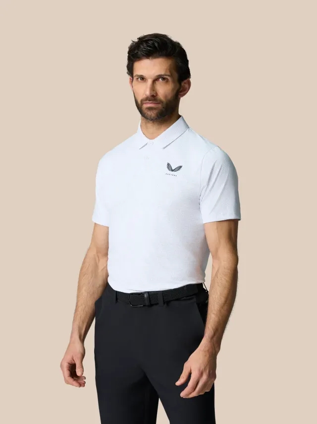 Castore Club Graphic Polo - White