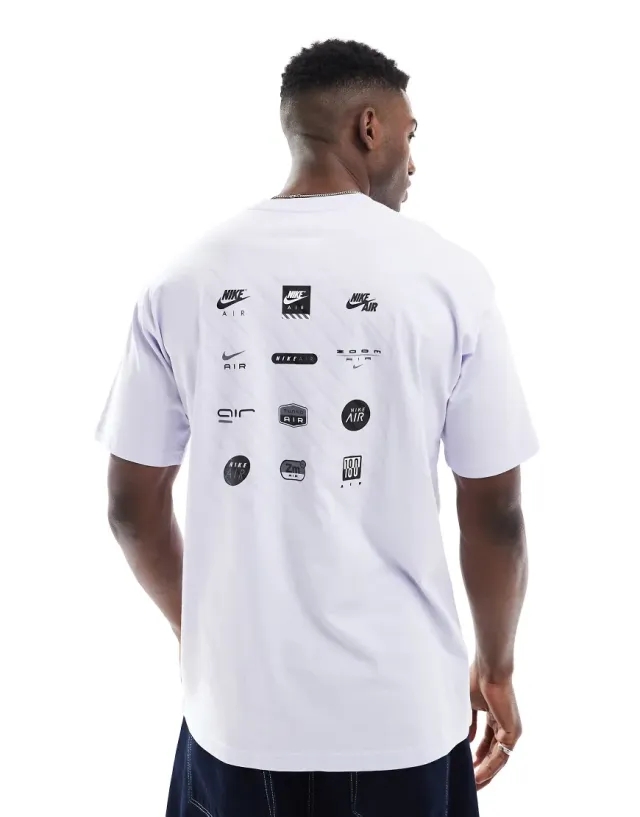 Nike M90 T-Shirt In Light Grey