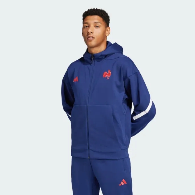 adidas France Travel Z.N.E. Full-Zip Hooded Track Top