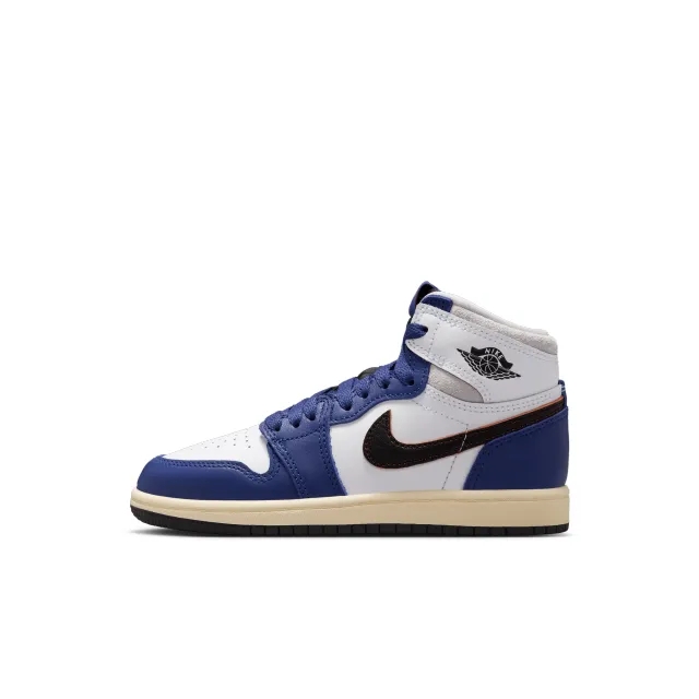 Nike Jordan 1 Retro High OG Younger Kids' Shoes - White
