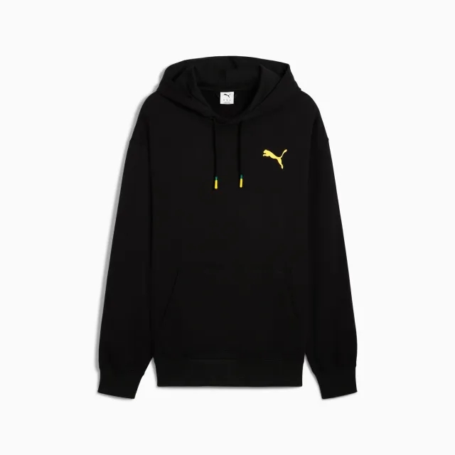 PUMA x Jamaica Village Wear Hooded Sweat Unisex, Black/Jam