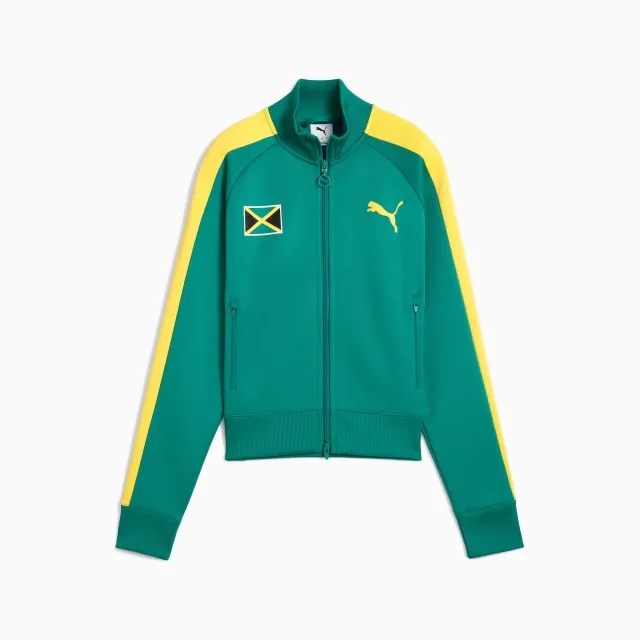 PUMA x Jamaica T7 Always On Track Suit Women, Highlands Green/Jamaica