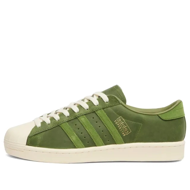 Adidas Men's Superstar Vintage Sneaker Green/Cream White