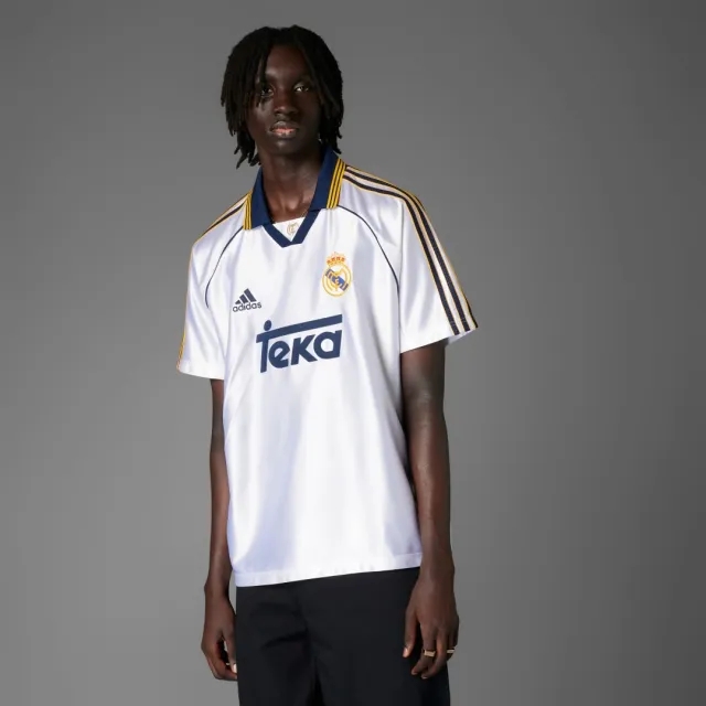 adidas Real Madrid Mens SS Home Shirt 1999/00