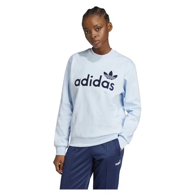 Adidas Originals Pinstripe Graphic Sweatshirt