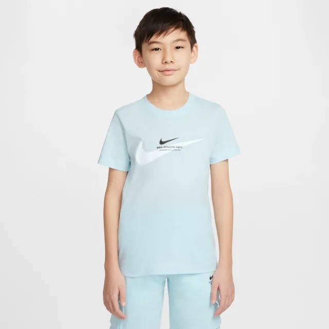 Nike Sportswear Older Kids' (Boys') T-Shirt - Blue - Cotton