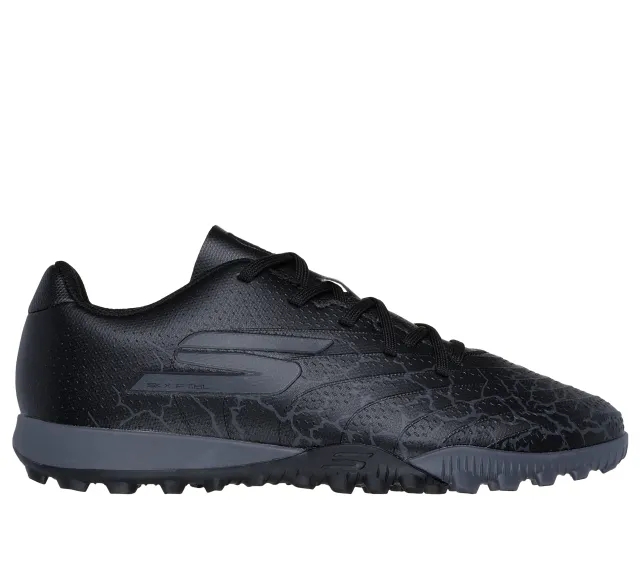 Skechers SKX_1.5 Jr Youth TF Sneaker in Black/Silver