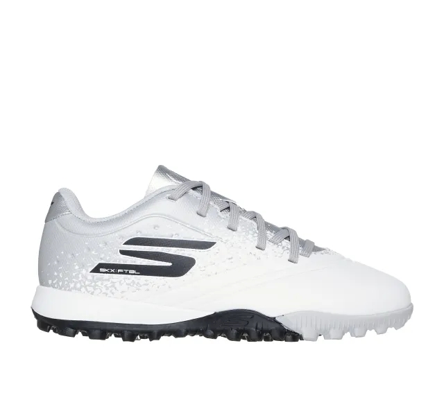 Skechers Razor 1.5 Jr Td TF Sneaker in White/Silver