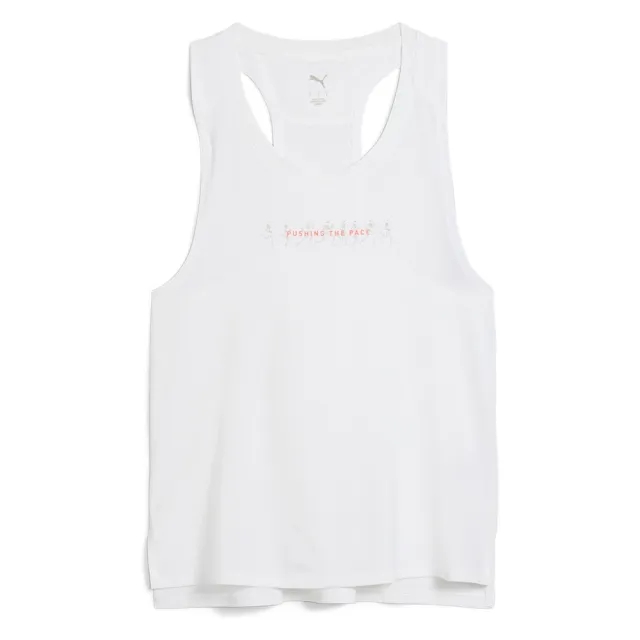 PUMA Run Graphic Mesh Singlet Women, White/Q2