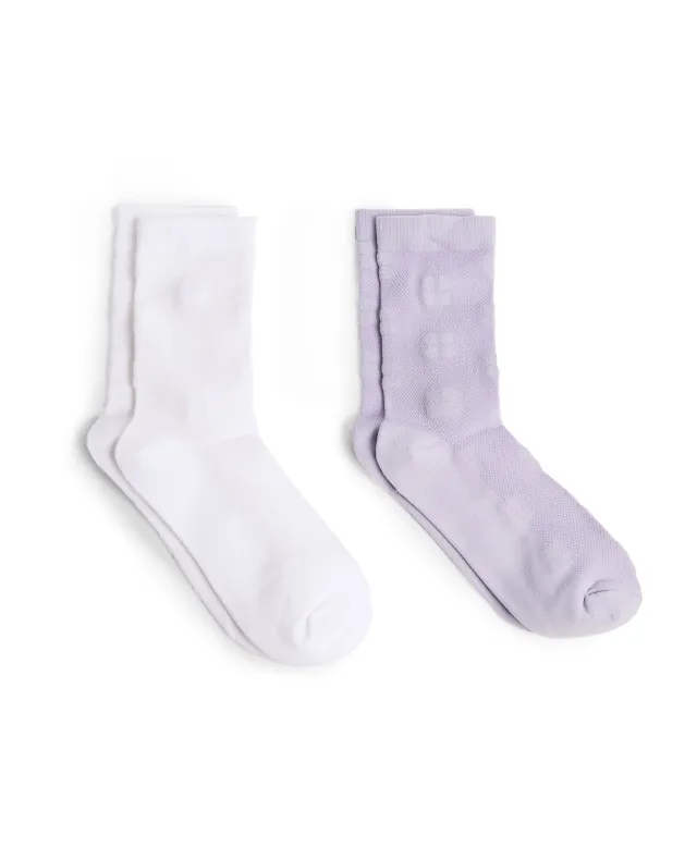 Lightweight Crew Socks 2 Pack