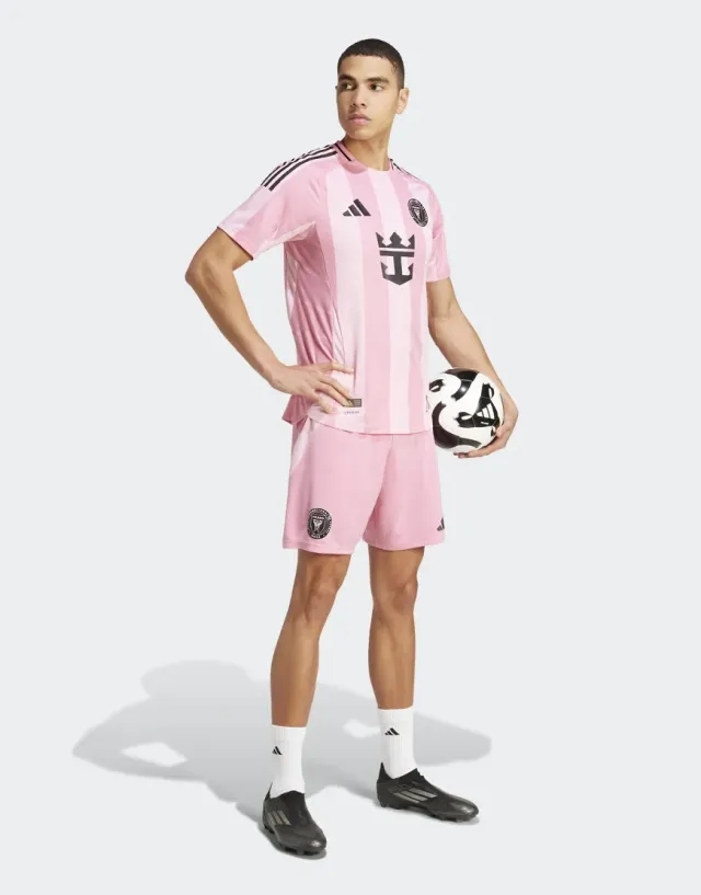 Adidas Performance Inter Miami Cf 25/26 Home Authentic Jersey In Easy Pink