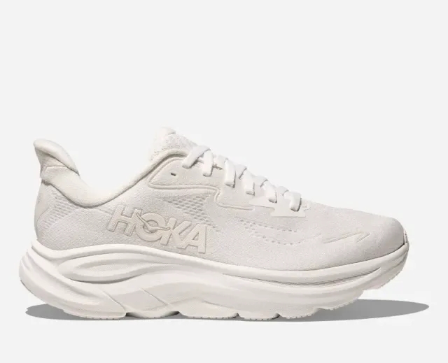 HOKA Women's Clifton 10 Road Running Shoes in White
