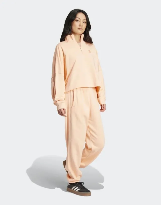 Adidas Originals Essentials French Terry Joggers In Glow Pink