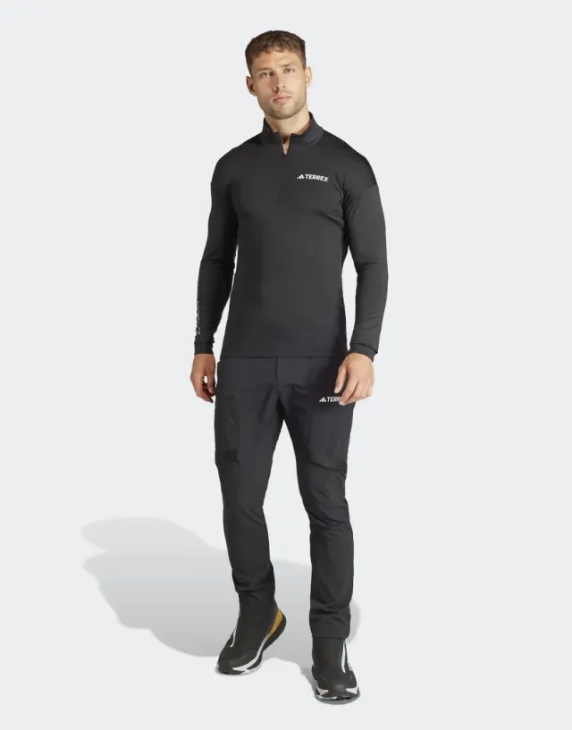 Adidas Terrex Xperior Long Sleeve Tee In Black