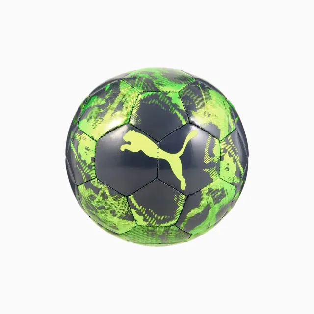 PUMA Cup Graphic Mini Football, Yellow Alert/Green Glare/Galactic Grey