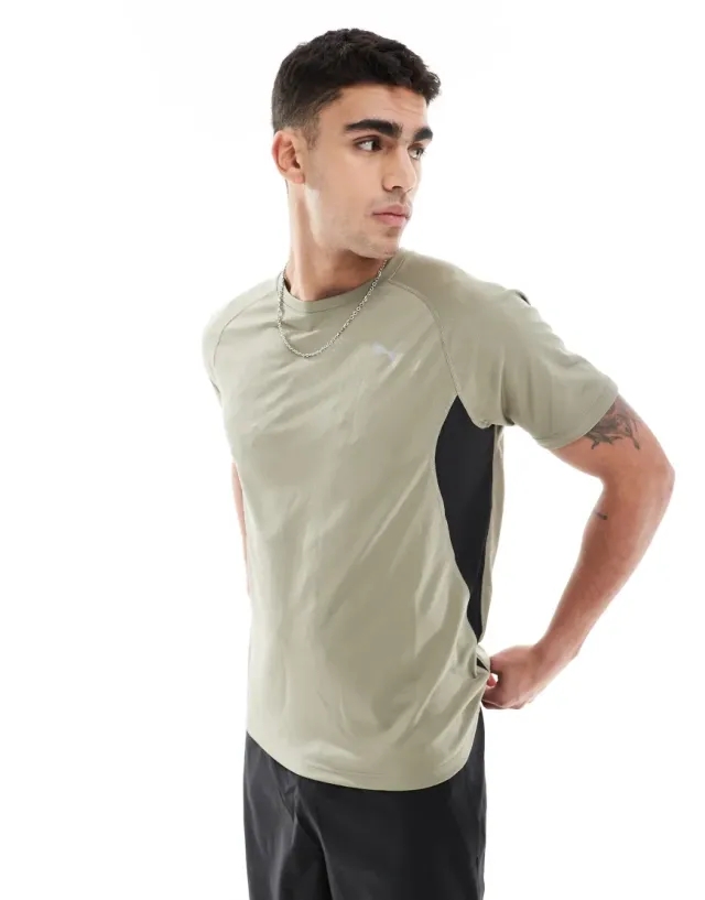 PUMA Velocity Running T-Shirt Men, Velvet Moss, size 3XL
