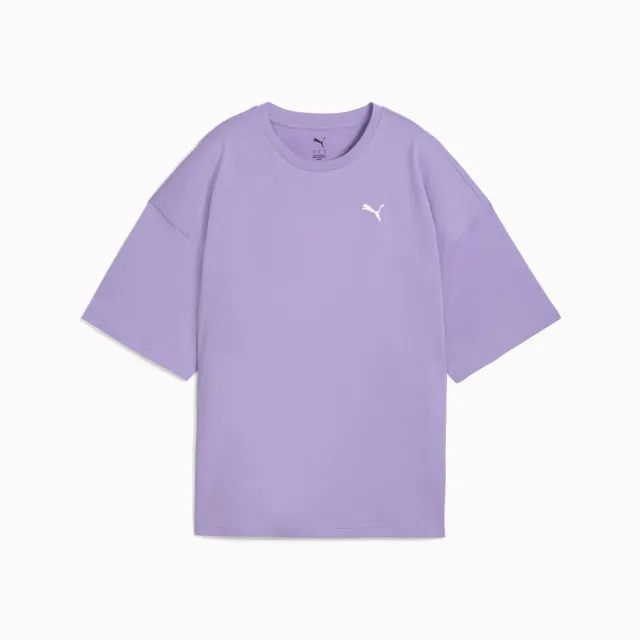 PUMA Wardrobe Essentials Oversized T-Shirt Women, Lavender Alert, size Large