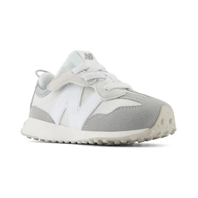 New Balance Kids' 327 NEW-B HOOK & LOOP in Grey/White Synthetic