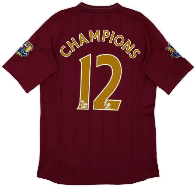 2012-13 Manchester City Away Shirt Champions #12 (M)