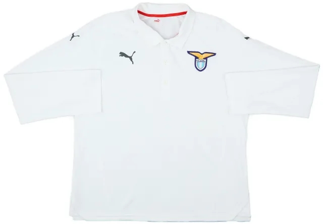 2010-11 Lazio Puma Polo L/S Shirt - 9/10 - (XL)