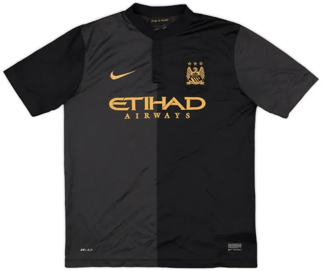 2013-14 Manchester City Away Shirt - 8/10 - (XL.Boys)