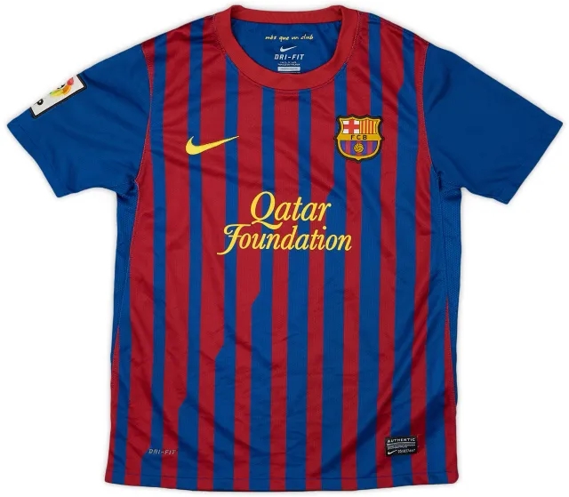 2011-12 Barcelona Home Shirt - 10/10 - (M.Boys)