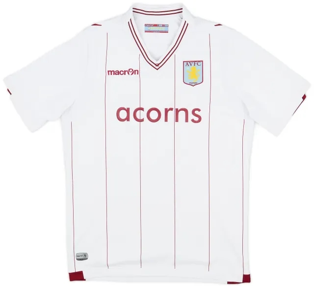 2014-15 Aston Villa Away Shirt - 8/10 - (XL.Boys)