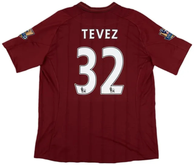 2012-13 Manchester City Away Shirt Tevez #32 (XL)