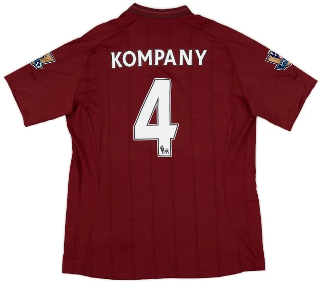 2012-13 Manchester City Away Shirt Kompany #4 (XL)