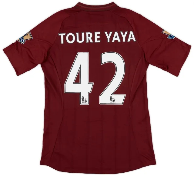 2012-13 Manchester City Away Shirt Toure Yaya #42 (M)