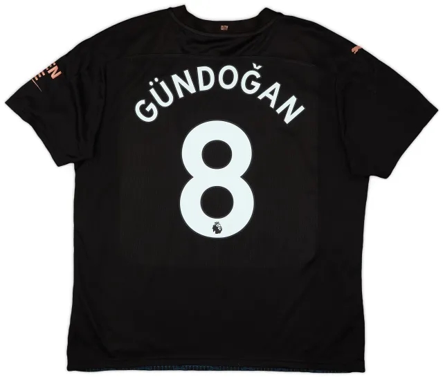 2020-21 Manchester City Away Shirt Gundogan #8 - 9/10 - (XL)