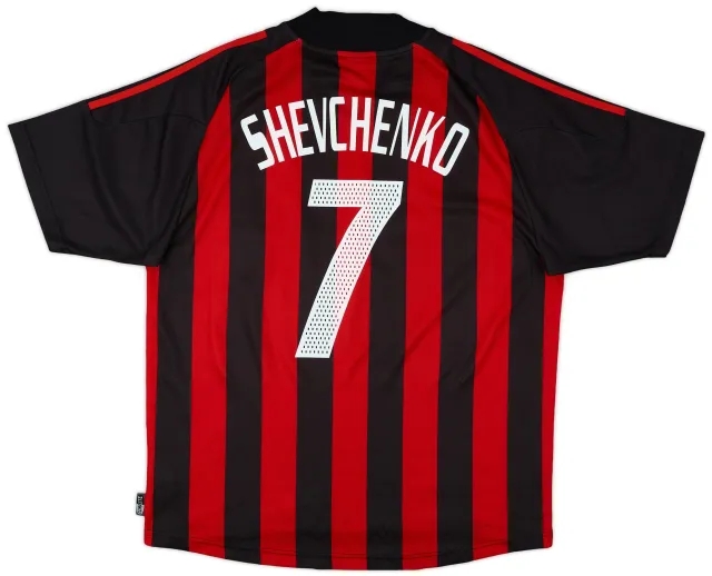 2002-03 AC Milan Home Shirt Shevchenko #7 - 6/10 - (L)