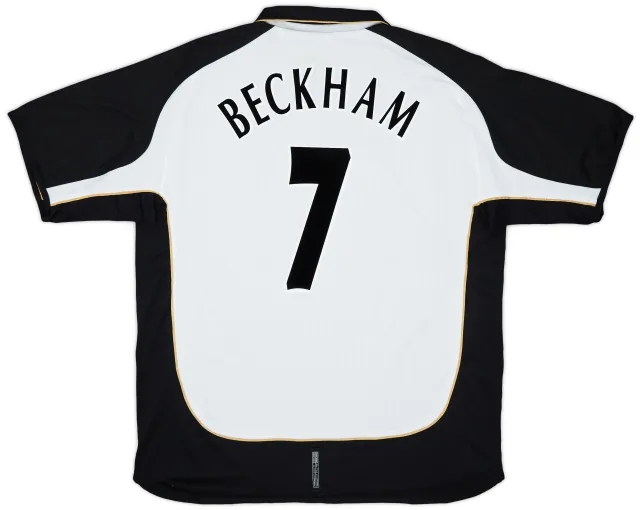 2001-02 Manchester United Centenary Away/Third Shirt Beckham #7 - 7/10 - (XXL)