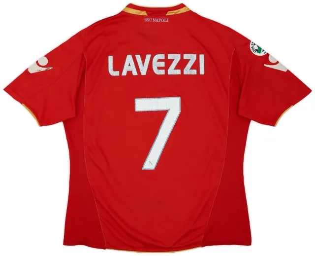2009-10 Napoli Third Shirt Lavezzi #7 - 4/10 - (XL)