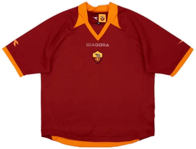 2006-07 Roma Home Shirt - 5/10 - (XL.Boys)