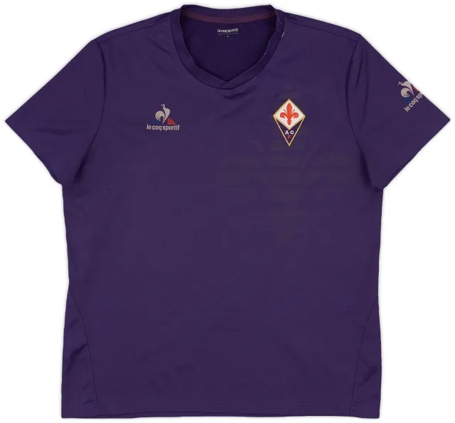 2015-16 Fiorentina Le Coq Sportif Training Shirt - 5/10 - (XL)