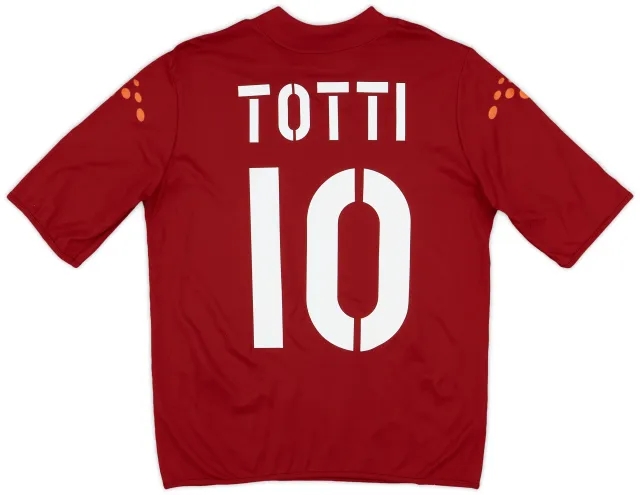 2003-04 Roma Home Shirt Totti #10 - 6/10 - (S)