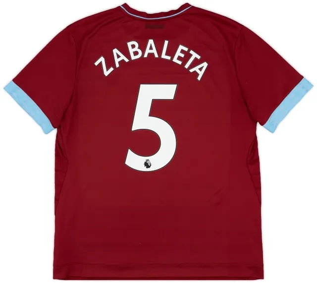 2018-19 West Ham Home Shirt Zabaleta #5 - 8/10 - (XL)