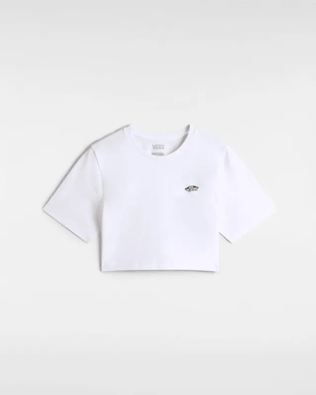 Vans - Style 76 Crop T-Shirt, Woman, White