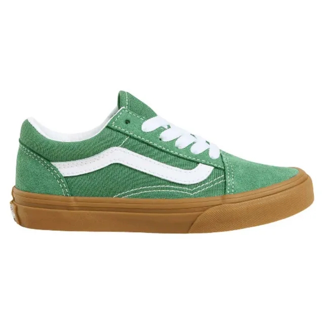 Vans - Kids Old Skool Shoes (4-8 Years), Green