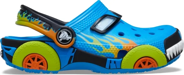 Crocs | Kids | Toddler Classic IAM Monster Truck | Clogs | Neon Ocean | C4