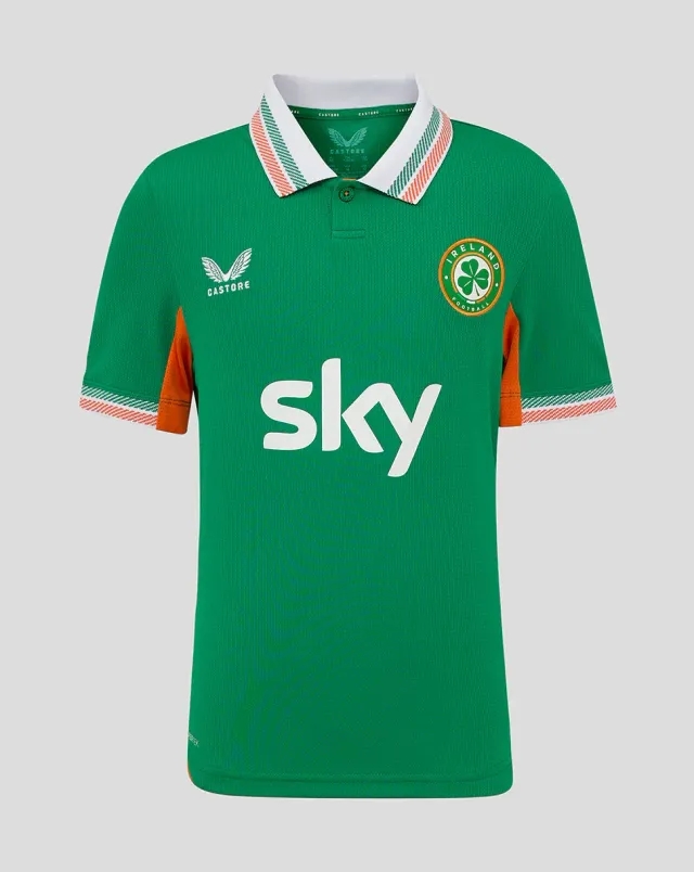 Castore Ireland Junior Home Short Sleeve Shirt 25/26