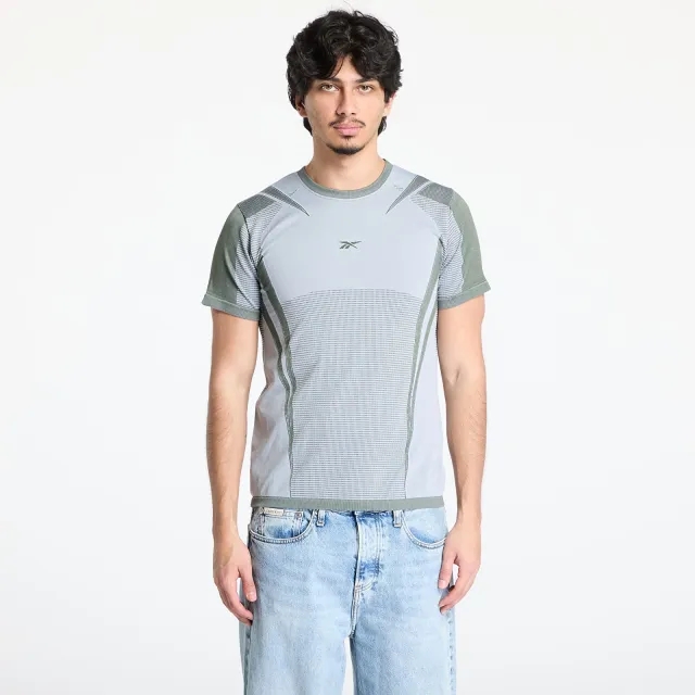 T-Shirt Reebok Lab Tech Tee Chalk/ Breakaway Green S