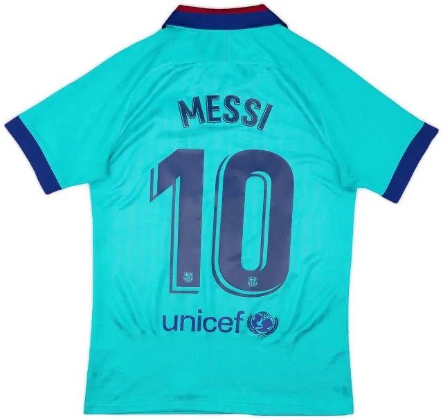 2019-20 Barcelona Third CL Shirt Messi #10 - 6/10 - (S)