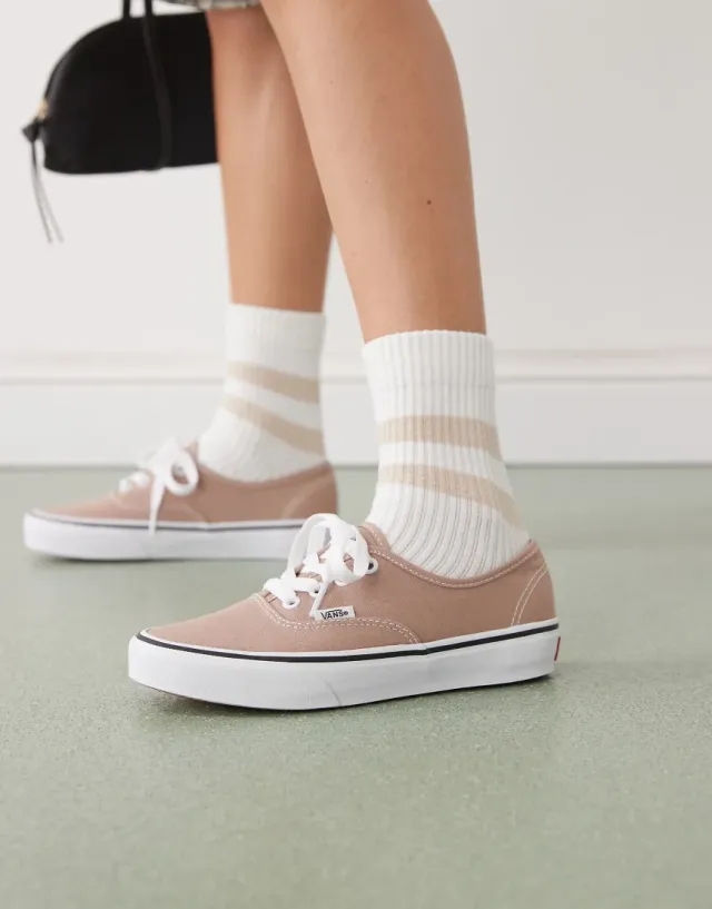 Vans Authentic Colour Theory Trainers In Taupe-Grey