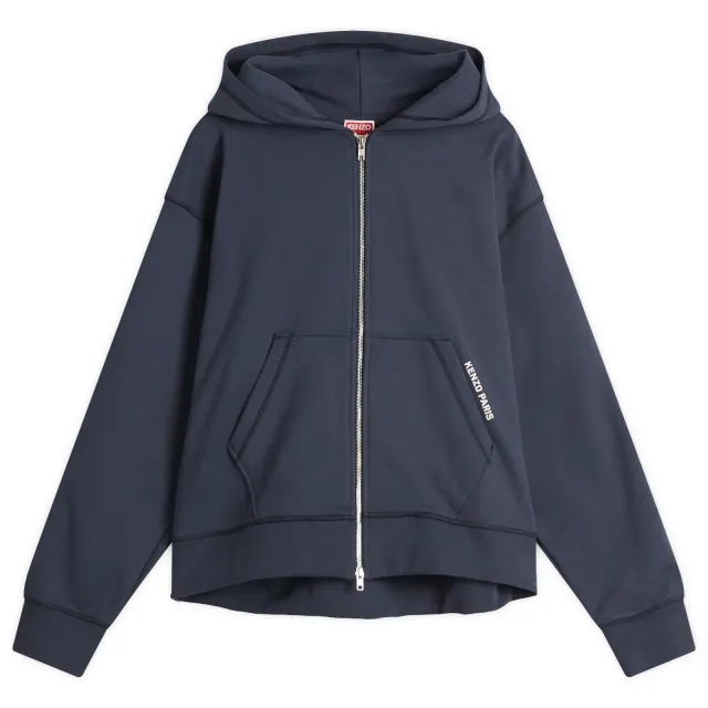 Kenzo Men's Gots Jungle Elephant Full Zip Hoodie Midnight Blue