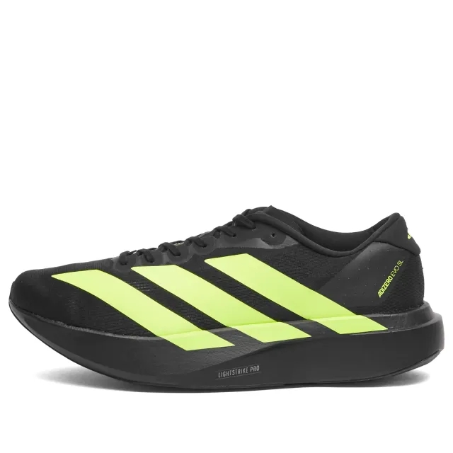 Adidas Men's Adizero Evo SL M Black/Lucid Lemon/Iron Metallic